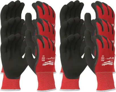 Pracovní rukavice zimní Milwaukee WINTER, ochrana proti proříznutí A, velikost 7 (S), 12 párů, 4932479705